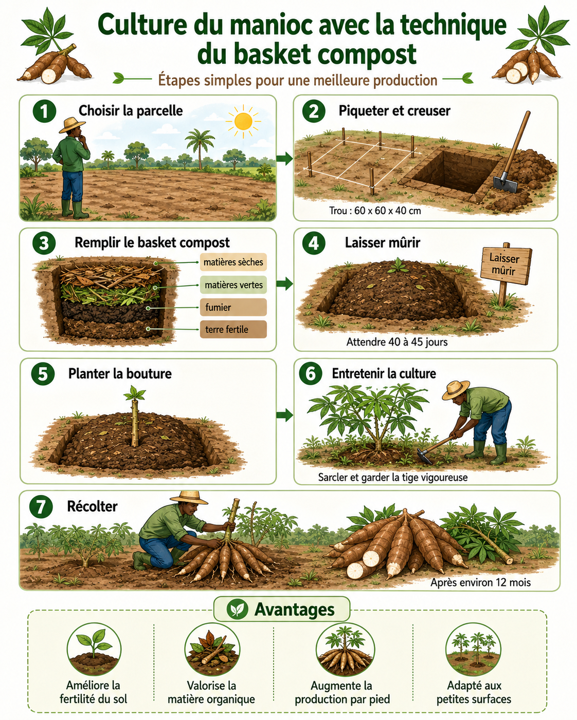 Basket compost
